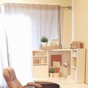 Linen textured curtains, grey!